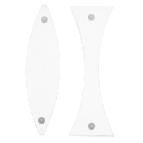 Garneck 2 Stück Magnetisches Optik mit Doppelkonvex Konkavlinsen aus Klarem Material für Präzise Lichtbrechung und Spiegelung für Physikalische Experimente und Unterricht von Garneck