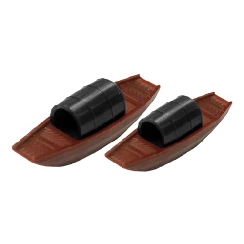 Garneck 2 Stück Mikro-Landschaftsschiffmodell -Fischerboot Strand-Miniatur-Puppenhaus-Dekoration Fischboot- Spielzeugboot Miniboot Plastik Light Brown Garneck 2 Stück Mikro-Landschaftsschiffmodell -Fischerboot Strand-Miniatur-Puppenhaus-Dekoration Fischboot- Spielzeugboot Miniboot Plastik Light Brown von Garneck