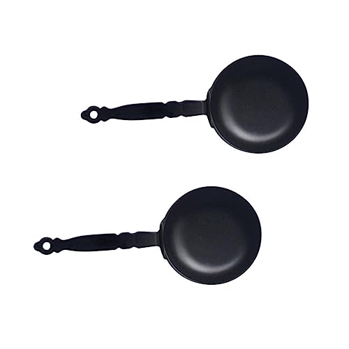 Garneck 2 Stück Mini Frying Pan Model Miniatur-Kochzubehör Mini-Pfanne Mini vorgetäuschte Pfannen Miniatur-Pfannenmodell Miniaturkochgeschirr Mini- Legierung Black Garneck 2 Stück Mini Frying Pan Model Miniatur-Kochzubehör Mini-Pfanne Mini vorgetäuschte Pfannen Miniatur-Pfannenmodell Miniaturkochgeschirr Mini- Legierung Black von Garneck
