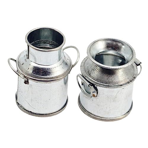 Garneck 2 Stück Mini Metall Puppenhaus Lebensmittelpuppen Kleiner Krug Puppenhaus Milchkanne Puppenhaus Miniaturzubehör Eimer Puppenhaus Mini Puppe Miniaturen Behälter DIY Garneck 2 Stück Mini Metall Puppenhaus Lebensmittelpuppen Kleiner Krug Puppenhaus Milchkanne Puppenhaus Miniaturzubehör Eimer Puppenhaus Mini Puppe Miniaturen Behälter DIY von Garneck