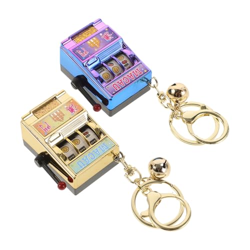 Garneck 2 Stück Mini -Spielautomatschlüsselkette Mini-Spielautomat Hallo retro für mit Klauenmaschine Spielautomat Sparschwein Klaue Maschinenschlüssel Slot Plastik Garneck 2 Stück Mini -Spielautomatschlüsselkette Mini-Spielautomat Hallo retro für mit Klauenmaschine Spielautomat Sparschwein Klaue Maschinenschlüssel Slot Plastik von Garneck