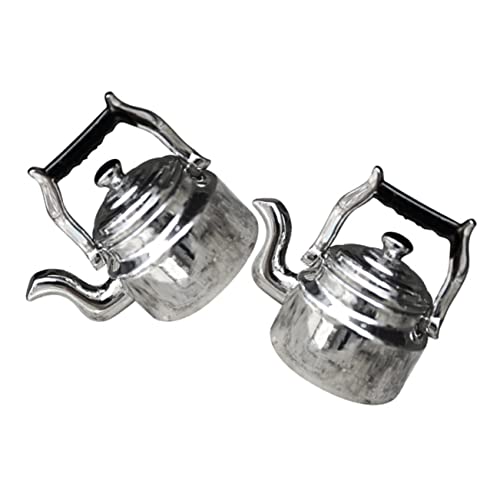 Garneck 2 Stück Mini Wasserkocher Kessel Puppenhausartikel Miniaturartikel Puppenhaus-Küche Miniatur-Wasserkocher-Modell Wasserkocher Modell Legierung Silver Garneck 2 Stück Mini Wasserkocher Kessel Puppenhausartikel Miniaturartikel Puppenhaus-Küche Miniatur-Wasserkocher-Modell Wasserkocher Modell Legierung Silver von Garneck