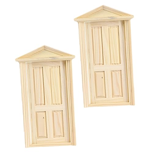 Garneck 2 Stück Miniatur Tür aus Holz Teiliges Modell für Puppenhaus Möbel Dekoration für Kreative DIY Projekte Robustes Design für Langanhaltenden Spaß Garneck 2 Stück Miniatur Tür aus Holz Teiliges Modell für Puppenhaus Möbel Dekoration für Kreative DIY Projekte Robustes Design für Langanhaltenden Spaß von Garneck