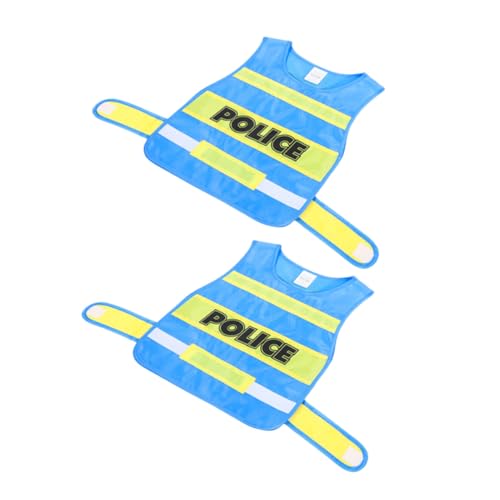 Garneck 2 Stück Polizei Kostüm Weste Teiliges aus Weichem Stoff für Rollenspiele Fasching Karneval Verkleidung Jungen Mädchen Kreative Verkleidung für Geburtstage und Feiertage Garneck 2 Stück Polizei Kostüm Weste Teiliges aus Weichem Stoff für Rollenspiele Fasching Karneval Verkleidung Jungen Mädchen Kreative Verkleidung für Geburtstage und Feiertage von Garneck