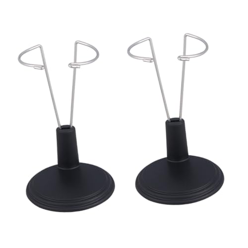 Garneck 2 Stück Puppenständer aus Schwarzem Passend für Puppen Stabiler Puppenhalter zur Display und Aufbewahrung Tragbar und Leicht für Zuhause und Ladenpräsentationen Garneck 2 Stück Puppenständer aus Schwarzem Passend für Puppen Stabiler Puppenhalter zur Display und Aufbewahrung Tragbar und Leicht für Zuhause und Ladenpräsentationen von Garneck