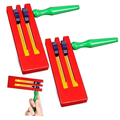 Garneck 2 Stück Resonanzboden Aus Holz Mit Ratscheninstrumenten Kleinkinder Krachmacher Sensorisch Matratzen Für Instrumente Matraca Rotierende Ratsche Hölzern Garneck 2 Stück Resonanzboden Aus Holz Mit Ratscheninstrumenten Kleinkinder Krachmacher Sensorisch Matratzen Für Instrumente Matraca Rotierende Ratsche Hölzern von Garneck