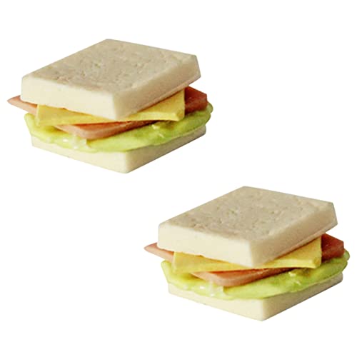 Garneck 2 Stück Sandwich Modell Dekorationen Modelle Ornament Miniatur Sandwiches Puppenhaus Puppenhaus Miniatur Lebensmittel Spielhaus Requisiten Simulations Sandwiches Garneck 2 Stück Sandwich Modell Dekorationen Modelle Ornament Miniatur Sandwiches Puppenhaus Puppenhaus Miniatur Lebensmittel Spielhaus Requisiten Simulations Sandwiches von Garneck
