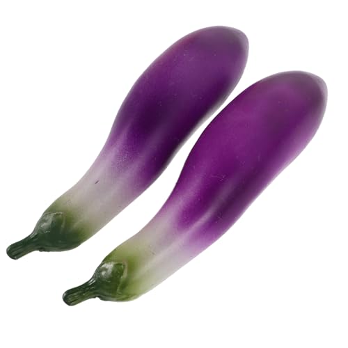 Garneck 2 Stück Simuliertes Gemüsemodell künstliches gemüse lebensechte Aubergine Simulation gefälschtes Gemüse gefälschte Gemüsestütze Ausstellungsmodell dekorative Gemüsemodelle Plastik Garneck 2 Stück Simuliertes Gemüsemodell künstliches gemüse lebensechte Aubergine Simulation gefälschtes Gemüse gefälschte Gemüsestütze Ausstellungsmodell dekorative Gemüsemodelle Plastik von Garneck