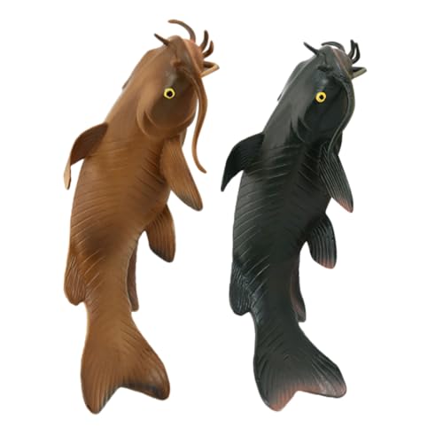 Garneck 2stücke Kunstfische Realistische Fisch Spielzeug Künstliche Fisch Modell Fotografie Requisiten Simulierte Modell Dekoration Skulptur von Garneck