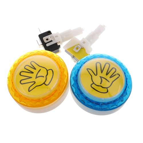 Garneck 2 Stück Spielmaschinen-Summer Mit Led-leuchten, Handheld-drucktasten Für Verbessertes Gaming Für Partyspiele Und Kompetitives Spielen Garneck 2 Stück Spielmaschinen-Summer Mit Led-leuchten, Handheld-drucktasten Für Verbessertes Gaming Für Partyspiele Und Kompetitives Spielen von Garneck
