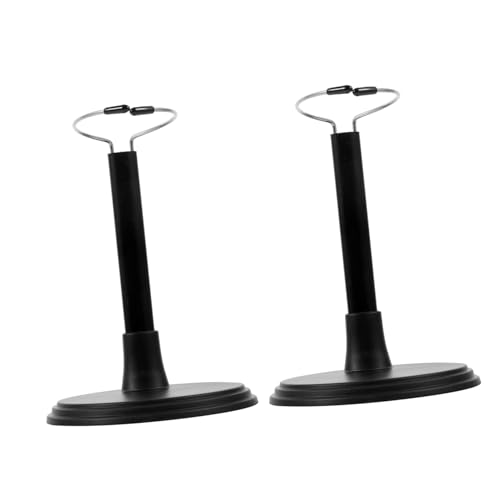 Garneck 2 Stück Stützrahmen für Puppen Stand Anzeige Puppenständer Action-Figur-Halter-Basis Und Puppenhalter Steht Unterstützung für Indoor-Puppen PVC Black Garneck 2 Stück Stützrahmen für Puppen Stand Anzeige Puppenständer Action-Figur-Halter-Basis Und Puppenhalter Steht Unterstützung für Indoor-Puppen PVC Black von Garneck