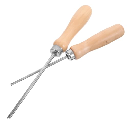 Garneck 2 Stück Tamponwerkzeuge Füllwerkzeug Für Stofftiere DIY-Werkzeuge Aus Ausgestopfter Baumwolle Hersteller Von Stoffpuppen Spielzeugfüllungsfüllung Puppenfüllzubehör Hölzern von Garneck