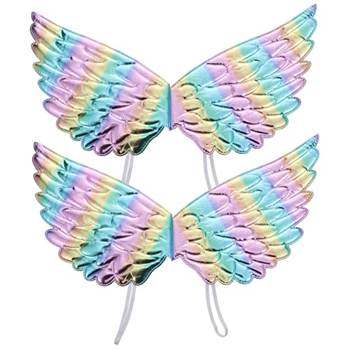 Garneck 2 Stück Teiliges Farbiges Engelsflügel Cosplay Flügel Kostüm Zubehör Leicht für Bühnenauftritte Party Dekoration Garneck 2 Stück Teiliges Farbiges Engelsflügel Cosplay Flügel Kostüm Zubehör Leicht für Bühnenauftritte Party Dekoration von Garneck