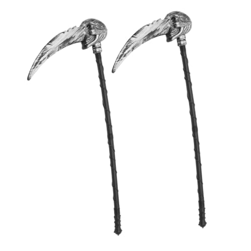 Garneck 2 Stück Teiliges Grim Reaper Sense Abnehmbar Leichtes Halloween Cosplay Zubehör Langlebiges Kunststoff Requisit Geeignet für Erwachsene für Halloween Partys und Kostüme Garneck 2 Stück Teiliges Grim Reaper Sense Abnehmbar Leichtes Halloween Cosplay Zubehör Langlebiges Kunststoff Requisit Geeignet für Erwachsene für Halloween Partys und Kostüme von Garneck
