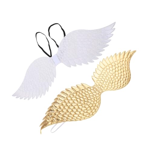 Garneck 2 Stück Teiliges Kinderengel Flügel Kostüm Zubehör für Mädchen Leichte Farbenfrohe Flügel für Karneval Halloween Weihnachten und Festlichkeiten Garneck 2 Stück Teiliges Kinderengel Flügel Kostüm Zubehör für Mädchen Leichte Farbenfrohe Flügel für Karneval Halloween Weihnachten und Festlichkeiten von Garneck