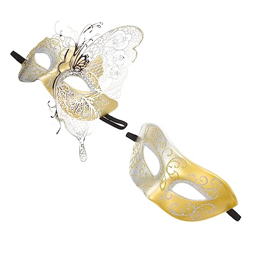 Garneck 2 Stück Teiliges Set Halloween Butterfly Masken für Damen Dekorative Kostümaccessoires für Cosplay und Partys Sicherem und Eisen Gefertigt Leicht und Komfortabel von Garneck