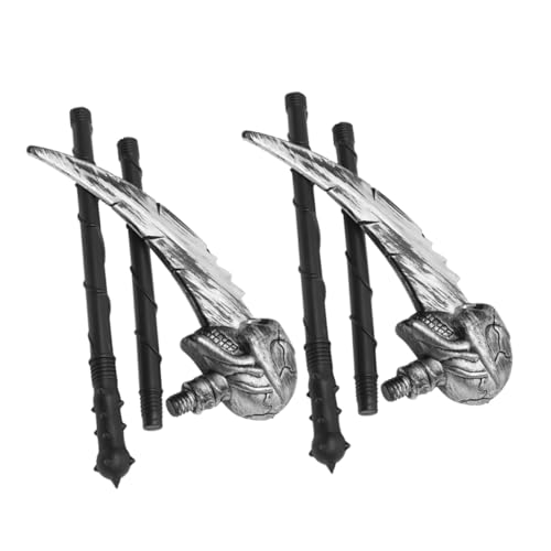 Garneck 2stücke Kostümzubehör Für Halloween Abnehmbare Sense-Requisiten Aus Kunststoff Für Party-Dekorationen Und Junge Mädchen-Cosplay von Garneck