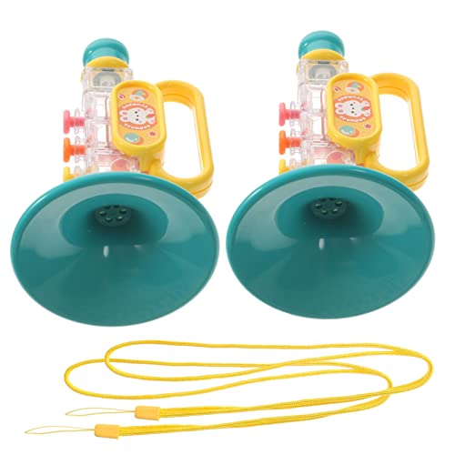 Garneck 2 Stück Trompete Spielzeuge kinderspielzeug Hornbläser Kid -Trompete Kinderparty Trompete kleines Trompetenspielzeug für Kleinkinder Plastik Himmelblau Garneck 2 Stück Trompete Spielzeuge kinderspielzeug Hornbläser Kid -Trompete Kinderparty Trompete kleines Trompetenspielzeug für Kleinkinder Plastik Himmelblau von Garneck