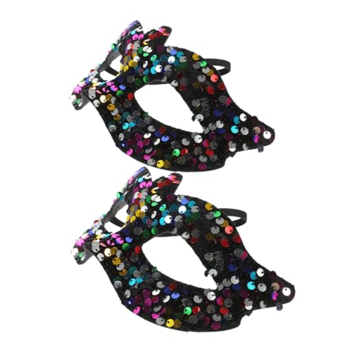 Garneck 2 Stück Vintage Pailletten Masken Damen Abend Maske für Karneval Ball Mardi Gras Kostüm Party Bühnenauftritt Garneck 2 Stück Vintage Pailletten Masken Damen Abend Maske für Karneval Ball Mardi Gras Kostüm Party Bühnenauftritt von Garneck