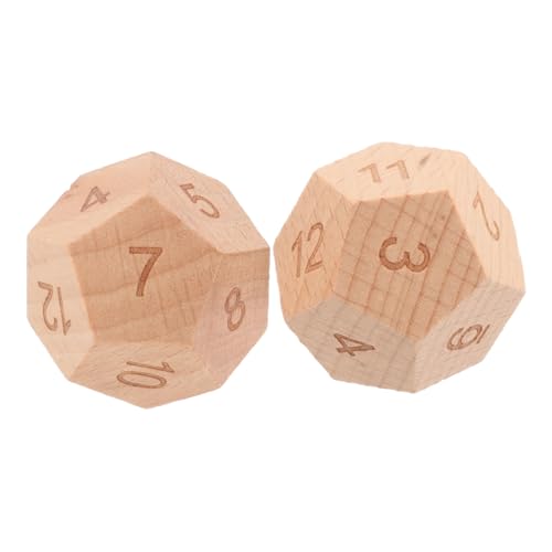 Garneck 2 Stück Zwölfseitige Würfel Tischspiele Würfel Vintage Holzwürfel Denkspiele Aufkleber Nach Zahlen Denkspiele Für Mathe Zähler Für Formen Für Puzzles Für Aus Holz Garneck 2 Stück Zwölfseitige Würfel Tischspiele Würfel Vintage Holzwürfel Denkspiele Aufkleber Nach Zahlen Denkspiele Für Mathe Zähler Für Formen Für Puzzles Für Aus Holz von Garneck