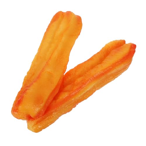 Garneck 2 Stücke Simulation Gefälschte Frittierte Lebensmittel Requisiten Realistische Chinesische Lebensmittel Modell Spielzeug Für Küche Decor Fotografie Und Frühstück Shop Dekoration von Garneck