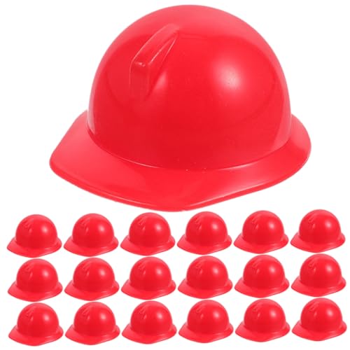 Garneck 20 Stck Teiliges Mini Puppen Helm aus Robustem Kunststoff Realistische Bauarbeiter Sicherheitshelme in Rot Langlebig Glatt Sicher für Puppen und DIY Kostümzubehör Garneck 20 Stck Teiliges Mini Puppen Helm aus Robustem Kunststoff Realistische Bauarbeiter Sicherheitshelme in Rot Langlebig Glatt Sicher für Puppen und DIY Kostümzubehör von Garneck