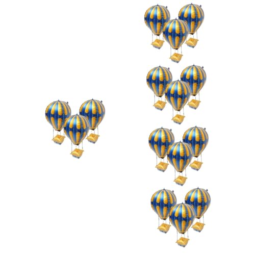 Garneck 20 Stk Heißluftballon Hochzeitsdekoration Babyballons Aufblasbare Ballons Alles Zum Geburtstag Dekor Hängender Ballon Heliumballon 4d Esstisch Aluminiumfolie von Garneck