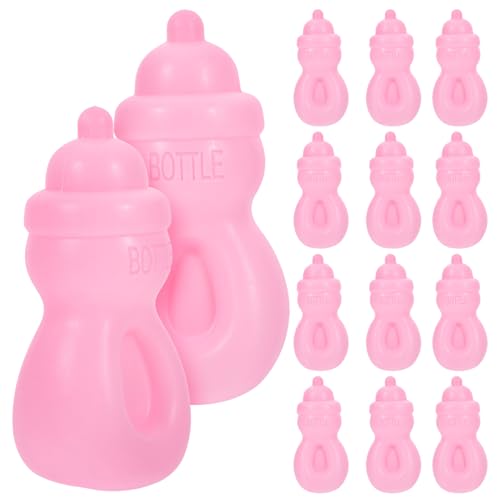 Garneck 20 Stück Babygeschenk spielzeuge milchflasche Puppenhaus geben vor, Hausspielzeug zu Sein Plastik Rosa Garneck 20 Stück Babygeschenk spielzeuge milchflasche Puppenhaus geben vor, Hausspielzeug zu Sein Plastik Rosa von Garneck