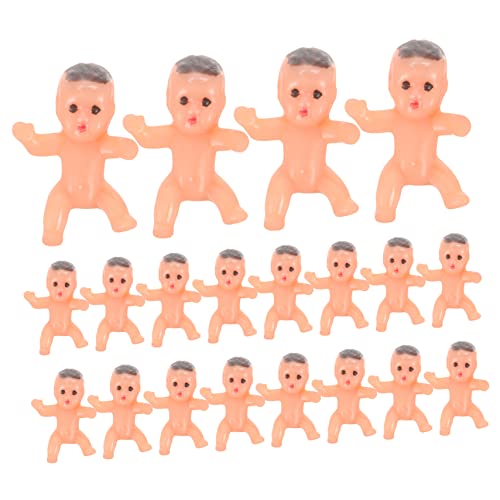 Garneck 20 Stück Engel Puppe Babyparty-requisiten Kuchendekoration Für Die Babyparty Kleines Babymodell Mini- -modell Mini- -dekore Requisiten Für Die Neugeborenenfotografie Plastik von Garneck