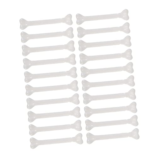 Garneck 20 Stück Halloween Plastikknochen Deko Realistische Menschliche Knochen Requisiten für Gruseldekoration Party Bühnenaufführungen und Mehr von Garneck