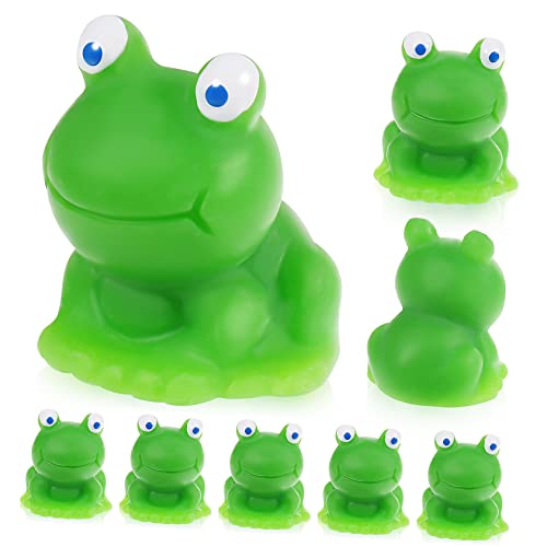 Garneck 20 Stück Kleiner Frosch Miniaturtiere Lehrspielzeug Tierspielzeug Plüschtier Frosch-Statue winzig qridor gartendekoration badespielzeug Frösche Figuren kleine Froschfiguren Harz von Garneck