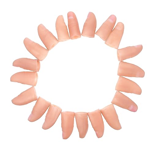 Garneck 20 Stück Magischer Daumenschutz Fingerabdeckungen für Zaubertricks Kleine Leicht Praktisch für Anfänger und Bühnenauftritte Kreative Fingerprop Requisiten Langlebig und Tragbar Garneck 20 Stück Magischer Daumenschutz Fingerabdeckungen für Zaubertricks Kleine Leicht Praktisch für Anfänger und Bühnenauftritte Kreative Fingerprop Requisiten Langlebig und Tragbar von Garneck