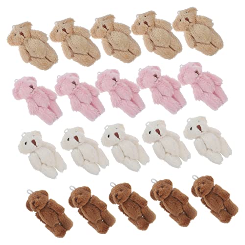 Garneck 20 Stück Mini-Plüschbär sammlerstücke stofftiere dekorieren DIY-Zubehör Kuscheltiere Kleine Bären für die Babyparty Minibären Miniaturbären zum Basteln Baumwolle Garneck 20 Stück Mini-Plüschbär sammlerstücke stofftiere dekorieren DIY-Zubehör Kuscheltiere Kleine Bären für die Babyparty Minibären Miniaturbären zum Basteln Baumwolle von Garneck