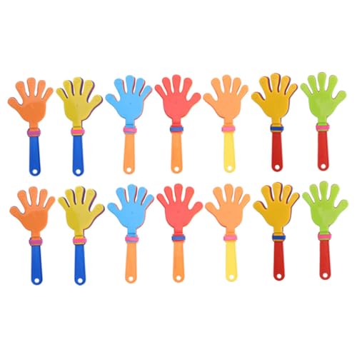 Garneck 20 Stück Teiliges Handklapper aus Kunststoff Buntes Partyspielzeug für Geräuschvolles Noisemaker für Geburtstagsfeiern Sportevents Halloween und Silvesterspaß Zufällige Farbe Garneck 20 Stück Teiliges Handklapper aus Kunststoff Buntes Partyspielzeug für Geräuschvolles Noisemaker für Geburtstagsfeiern Sportevents Halloween und Silvesterspaß Zufällige Farbe von Garneck