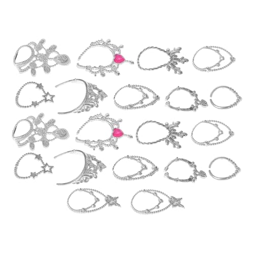 Garneck 20 Stück Teiliges Puppen Schmuckset mit Ohrringen und Armbändern Zubehör für Puppen Fördert Kreatives und Modisches Styling für Puppenliebhaber Garneck 20 Stück Teiliges Puppen Schmuckset mit Ohrringen und Armbändern Zubehör für Puppen Fördert Kreatives und Modisches Styling für Puppenliebhaber von Garneck