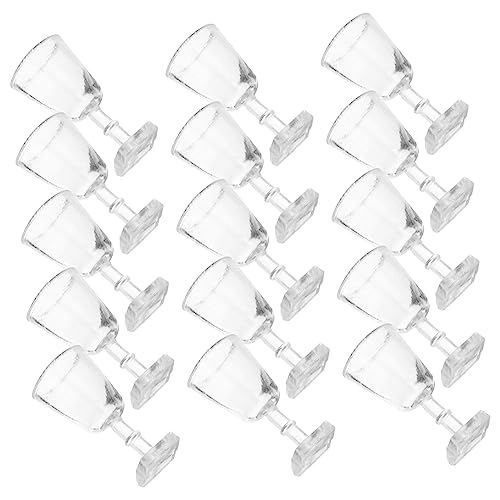 Garneck 20 Stück Weinglas- kleine Gläser Miniatur mini für Weingläser Mini-Weinkelch Mini-Tasse Puppe Weinbecher Mini-Rotweinbecher Küchenspielzeug Harz Garneck 20 Stück Weinglas- kleine Gläser Miniatur mini für Weingläser Mini-Weinkelch Mini-Tasse Puppe Weinbecher Mini-Rotweinbecher Küchenspielzeug Harz von Garneck