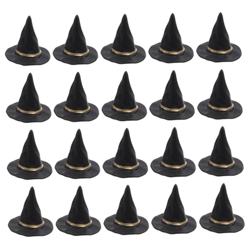 Garneck 20 Stück Winziger Hut Halloween Hut Basteldekoration Halloween Hexenkostüm Miniatur Hexenhut Miniatur Gäste Hexenhüte Hexenhut Dekorationshut Schwarzer Kunststoff Garneck 20 Stück Winziger Hut Halloween Hut Basteldekoration Halloween Hexenkostüm Miniatur Hexenhut Miniatur Gäste Hexenhüte Hexenhut Dekorationshut Schwarzer Kunststoff von Garneck