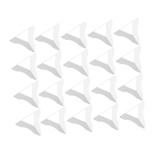 Garneck 20 Stück Würfelbasis Würfel Spiegel Puzzle Quadrat Puzzle Basen Dreieck Solver Bins Halter Würfel Stativständer Würfel Displayständer Würfel Sammlung Halter Würfelständer Weiß von Garneck