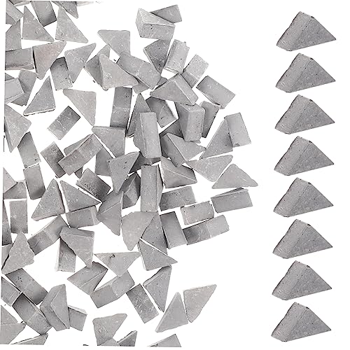Garneck 200Stücke Triangle Ziegelmodelle für Sandtisch Dekoration Gefälschte Wandsteine für Landschaftsbau Kreatives für Bastelprojekte von Garneck