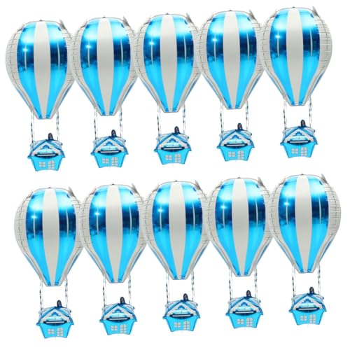 Garneck 20st Heißluftballon Schwebende Folienballons Luftballons Zum Kindergeburtstag Helium-folienballons Luftballons Für Die Babyparty Aluminiumfolie Hochzeitsfeier 4d von Garneck