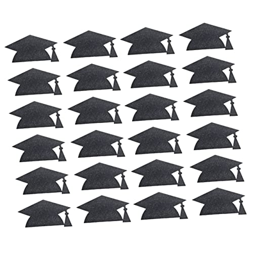 Garneck 24 Stück Bachelor Hut Aufkleber Aufkleber Dekorationen Für Abschlusskappe Grad Cap Decor Grad Caps Dekoration Dekorationen Für Grad Cap Sticker Selbstklebend Abschluss von Garneck