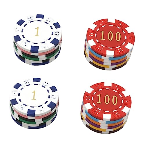 Garneck 24 Stück Chips Brettspiel Bingo Chip Zählspiel Token Lernmünzen Für Spielzähler Bingo Marker Belohnungstoken Spiele Spielmünze Gaming Mahjong Abs von Garneck