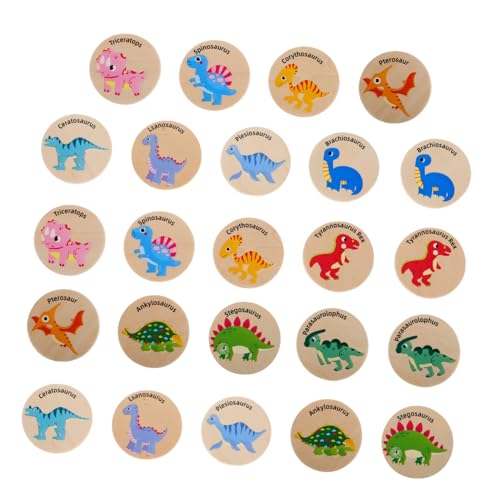 Garneck 24 Stück Dinosaurierkognitive Toys Kleinkindspielzeug Lernspielzeug für Kleinkinder Passende Dinosaurierspielzeuge Dinosaurier-Spiel für im Vorschulalter Holz Garneck 24 Stück Dinosaurierkognitive Toys Kleinkindspielzeug Lernspielzeug für Kleinkinder Passende Dinosaurierspielzeuge Dinosaurier-Spiel für im Vorschulalter Holz von Garneck