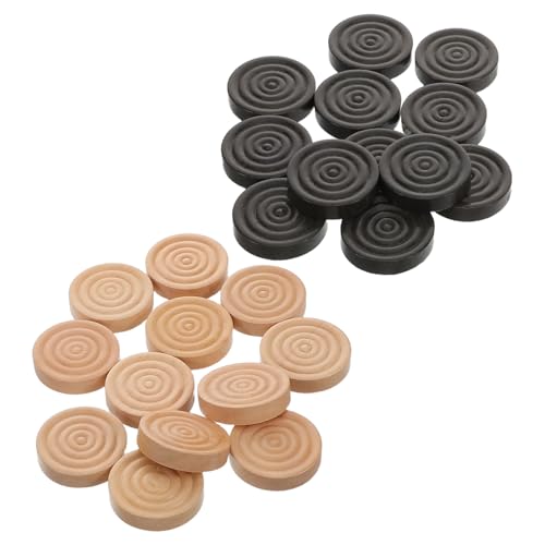 Garneck 24 Stück Holzkäfer Massive Holzschachbretter Xo Schach Kleines Holz Dame Schachspiel Aus Holz Brettspiele Dame Backgammon-sportspielzeug Hölzern Garneck 24 Stück Holzkäfer Massive Holzschachbretter Xo Schach Kleines Holz Dame Schachspiel Aus Holz Brettspiele Dame Backgammon-sportspielzeug Hölzern von Garneck