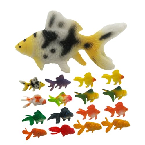 Garneck Stück Teiliges Realistischer Goldfischfiguren aus PVC Lebensechte Dekoration für Aquarien und Teich Detailreiche Fische Kreative Gestaltung Garneck Stück Teiliges Realistischer Goldfischfiguren aus PVC Lebensechte Dekoration für Aquarien und Teich Detailreiche Fische Kreative Gestaltung von Garneck