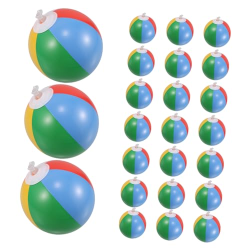 Garneck 24 Stück Wasserball Kugel für Spielplatzball für den Strand Geburtstags-Wasserbälle Strandspielzubehör Bälle für kleine Hüpfbälle PVC Garneck 24 Stück Wasserball Kugel für Spielplatzball für den Strand Geburtstags-Wasserbälle Strandspielzubehör Bälle für kleine Hüpfbälle PVC von Garneck