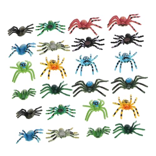 Garneck 24Stücke Halloween Spinnenspielzeuge Realistische Insektenfiguren für Halloween Dekoration und Streiche Designs mit Je für Partys Garneck 24Stücke Halloween Spinnenspielzeuge Realistische Insektenfiguren für Halloween Dekoration und Streiche Designs mit Je für Partys von Garneck