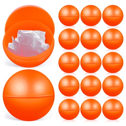 Garneck 25 Stück Tombola Bälle Lotterie Bälle Zum Öffnen – Hohle Kunststoff Kugeln Für Lostrommel - Bingo Und Partyspiele - 4 cm Orange – Perfekt Für Familienfeiern Und Spieleabende Garneck 25 Stück Tombola Bälle Lotterie Bälle Zum Öffnen – Hohle Kunststoff Kugeln Für Lostrommel - Bingo Und Partyspiele - 4 cm Orange – Perfekt Für Familienfeiern Und Spieleabende von Garneck