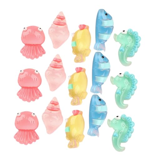 Garneck 25Stücke Leuchtende Meerestiere Mini Figuren Aus Harz Für Dekoration Und Bildung Vielseitige Accessoires Für Räume Und Ausstellungen Garneck 25Stücke Leuchtende Meerestiere Mini Figuren Aus Harz Für Dekoration Und Bildung Vielseitige Accessoires Für Räume Und Ausstellungen von Garneck