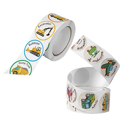 Garneck 2Rollen Inspirierende Aufkleber für Belohnungssticker mit Fahrzeugmotiven für Kindergarten Langlebig und Vielseitig Einsetzbar für Lehrer und Eltern Garneck 2Rollen Inspirierende Aufkleber für Belohnungssticker mit Fahrzeugmotiven für Kindergarten Langlebig und Vielseitig Einsetzbar für Lehrer und Eltern von Garneck